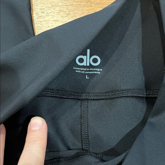 ALO high waist airlift Yoga Jet Black Leggings brand new - Picture 7 of 7